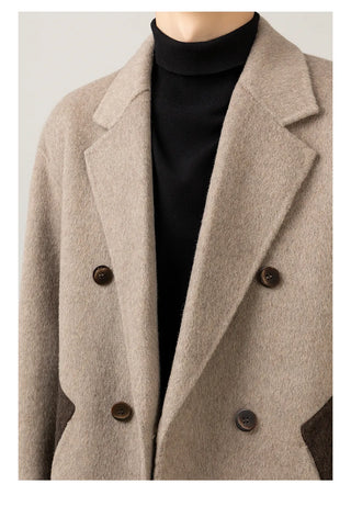double-sided wool coat