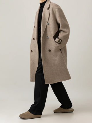 double-sided wool coat