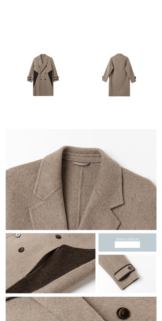 double-sided wool coat