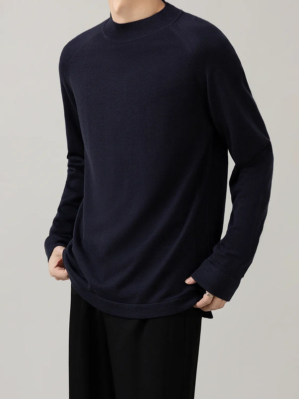 mock neck sweater