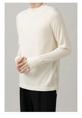 mock neck sweater