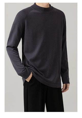 mock neck sweater