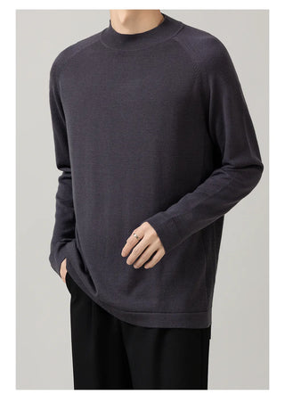 mock neck sweater