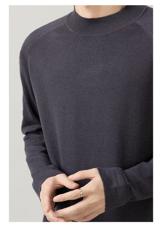 mock neck sweater