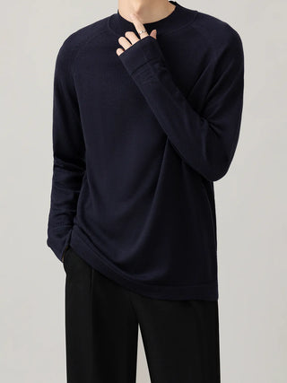 mock neck sweater