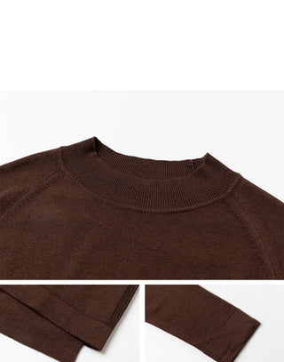 mock neck sweater