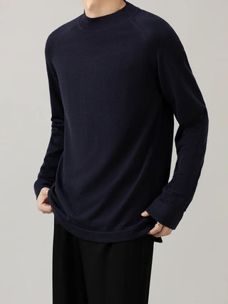 mock neck sweater