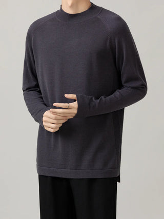 mock neck sweater