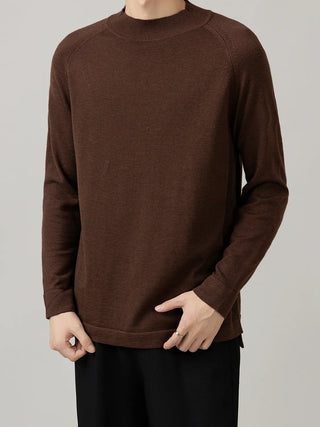 mock neck sweater