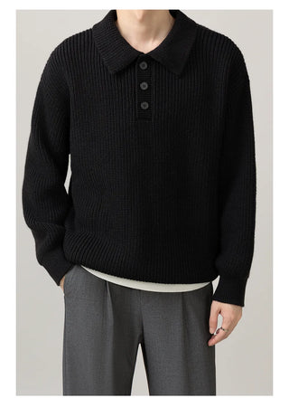 polo collar sweater