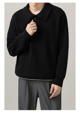 polo collar sweater