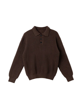 polo collar sweater