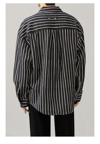 striped casual shirt
