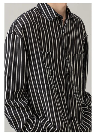 striped casual shirt