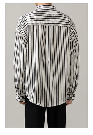 striped casual shirt