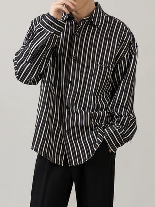 striped casual shirt