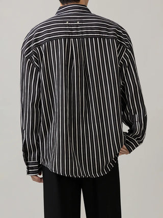 striped casual shirt