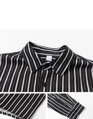 striped casual shirt