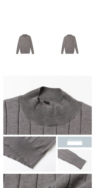 half turtleneck sweater