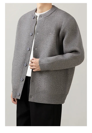 minimal knit cardigan