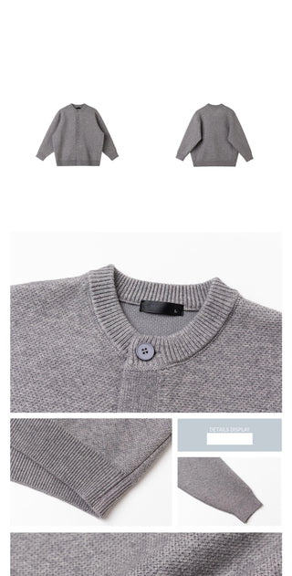 minimal knit cardigan