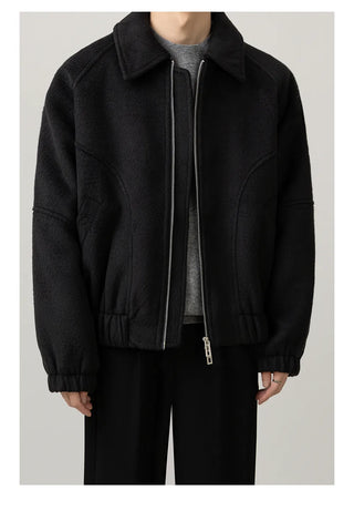 padded lapel jacket