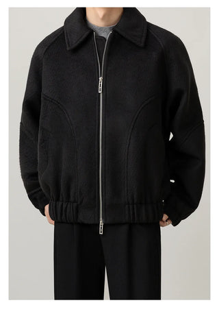 padded lapel jacket