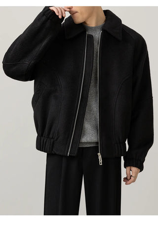 padded lapel jacket