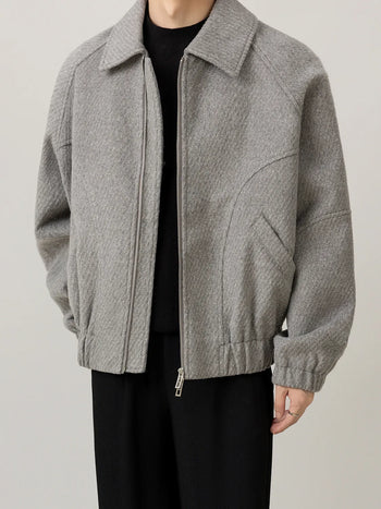 padded lapel jacket