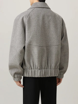 padded lapel jacket