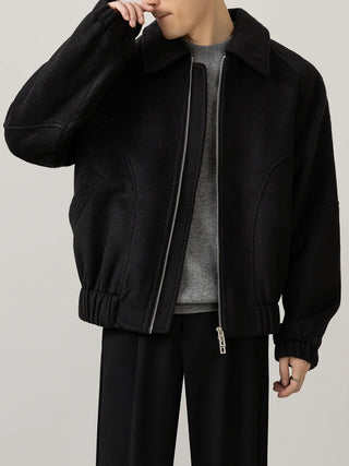 padded lapel jacket