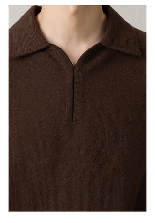 wool polo shirt