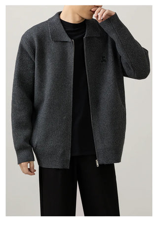 embroidered cardigan