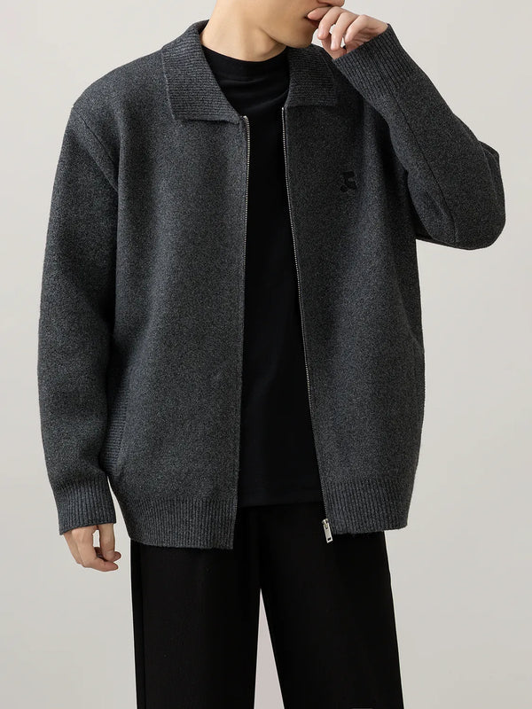 embroidered cardigan