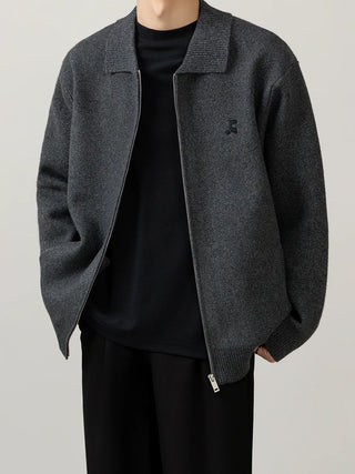 embroidered cardigan