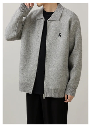 embroidered cardigan