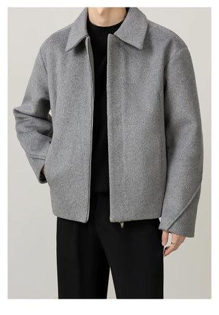 padded wool jacket