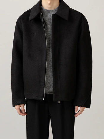 padded wool jacket