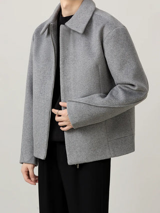 padded wool jacket