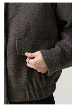 leather patch jacket