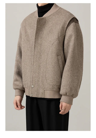baseball wool jacket