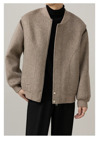 baseball wool jacket