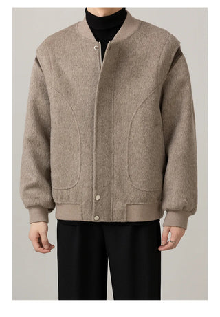 baseball wool jacket
