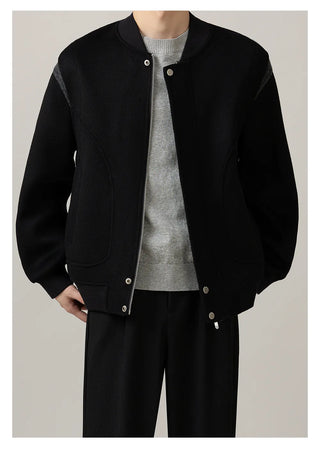baseball wool jacket