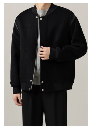baseball wool jacket