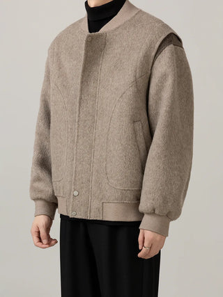 baseball wool jacket