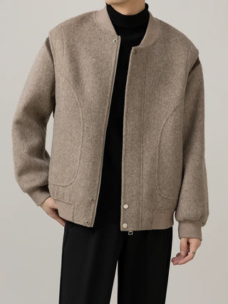 baseball wool jacket