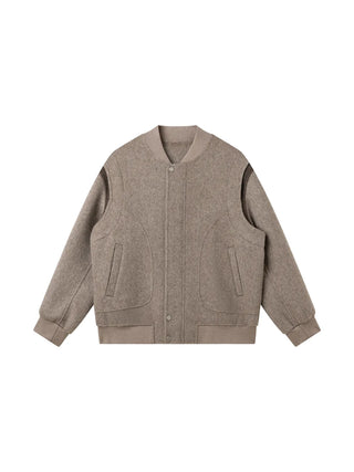baseball wool jacket