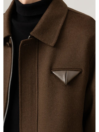 lapel wool coat