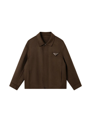 lapel wool coat